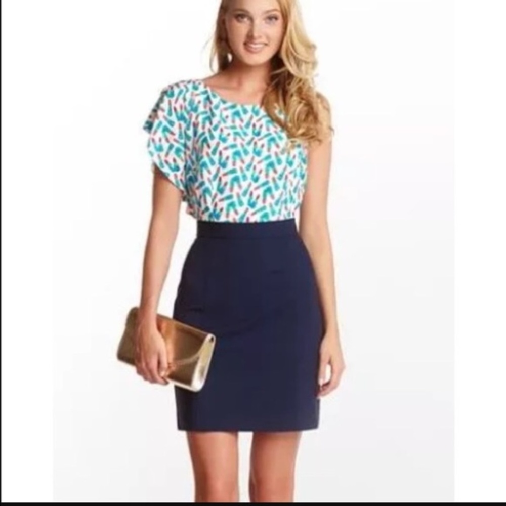 Lilly Pulitzer Delia lipstick dress UNIQUE, 6